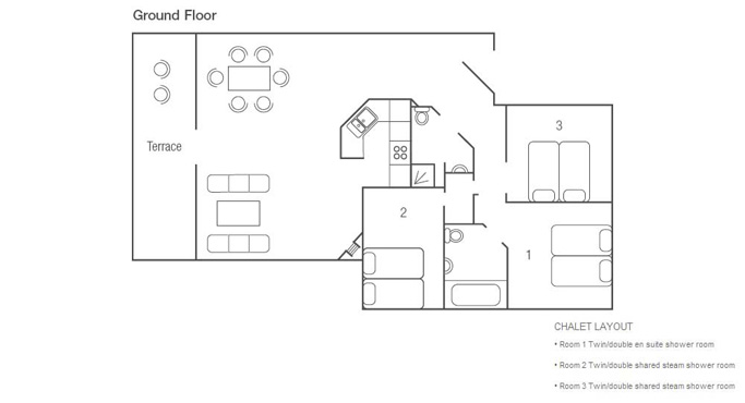 Chalet Berbou Verbier Floor Plan 1